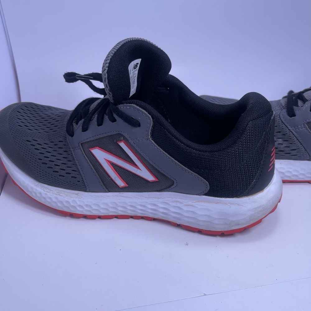 New Balance 520 Comfort Ride Gray Black Red Running Shoes M520LM5 Men Size‎ 11